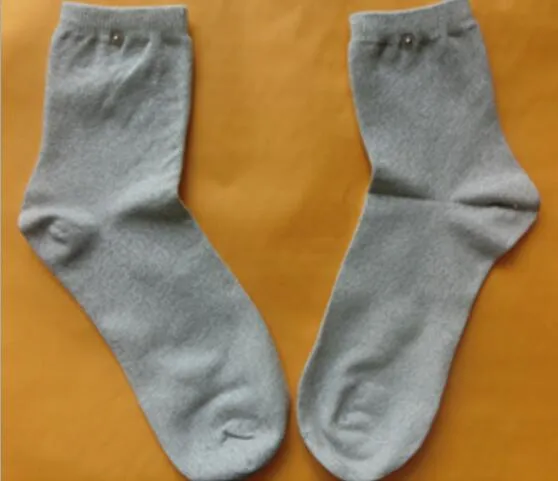 Chaussettes de massage à électrodes Unité de dizaines Pieds Douleur EMS Massager à impulsions électroniques Thérapie de choc avec fil par DHL