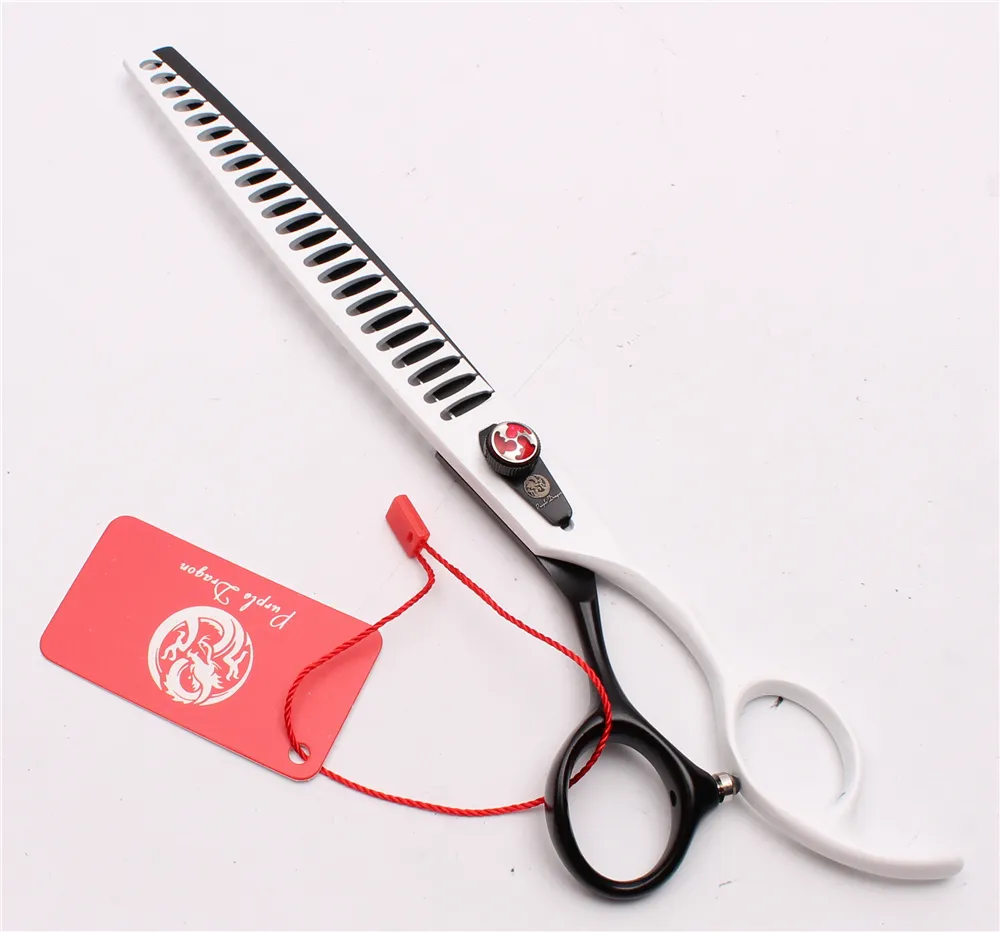 8quot 22cm JP 440C Purple Dragon Professional Dogs Pets frisörande SHARS GROOMING SHEARS THINNING SCISSORS 24 TELTH SALON STY9854930