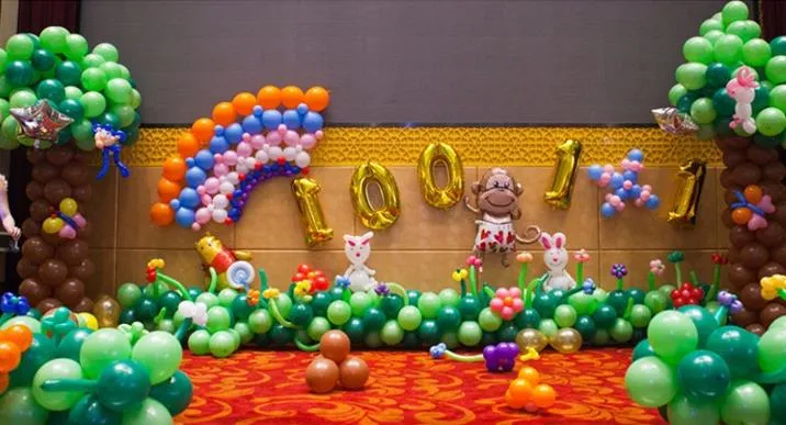 PartyMate Latex Balloons 100CT olika färger - Perfekt för bröllop, födelsedagar och evenemang