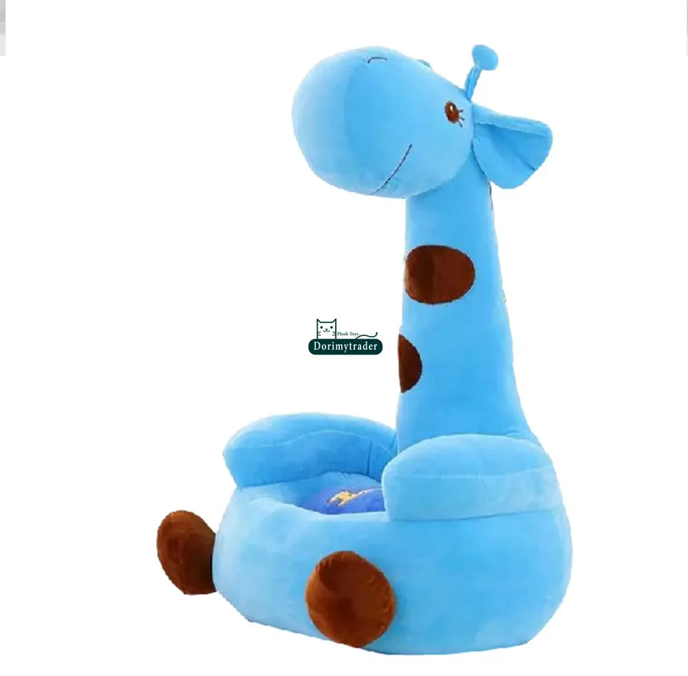 Dorimytrader 28'' / 70cm Giant Stuffed Soft Plush Cute Large Cartoon Giraffe Deer Kid Sofa Tatami, DY60511