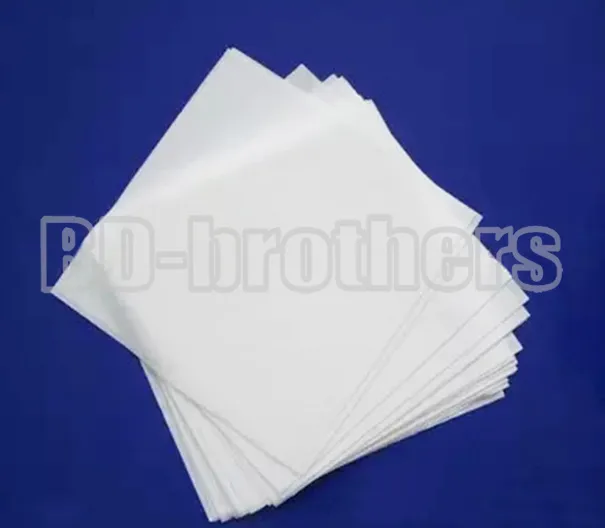 200 sztuk / torby 9 x 9 cm wycieraczki czyszczące Cleaning Cloth Wipes Papier Wzornik Wlewki