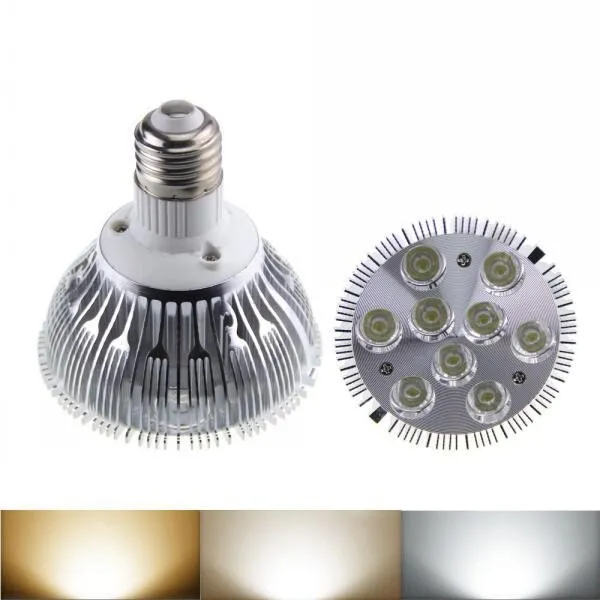 Ampoule LED à intensité variable, projecteur par38 par30 par20 9W 10W 14W 18W 24W 30W E27 par 20 30 38, lampe à LED, downlight 100100