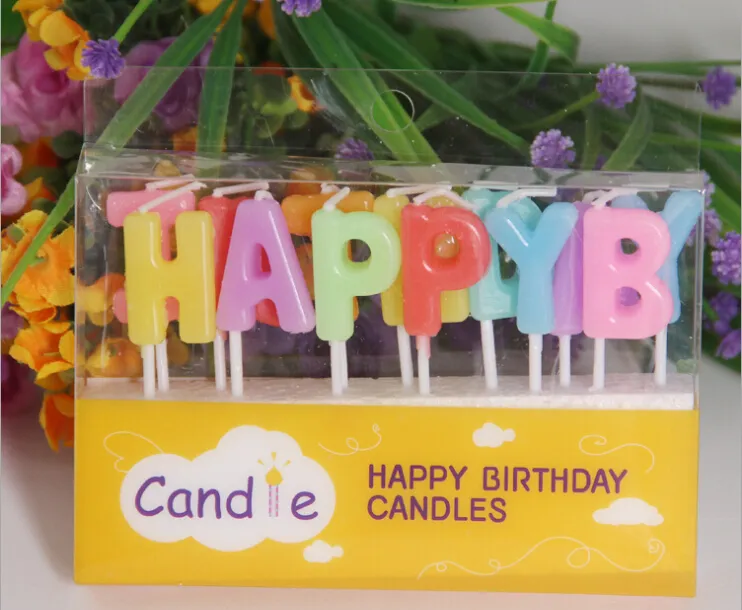 Buon compleanno arte candela bambini regalo mini candele Birthday Atmosfera esotica fonte di San Valentino Decoratiions regalo