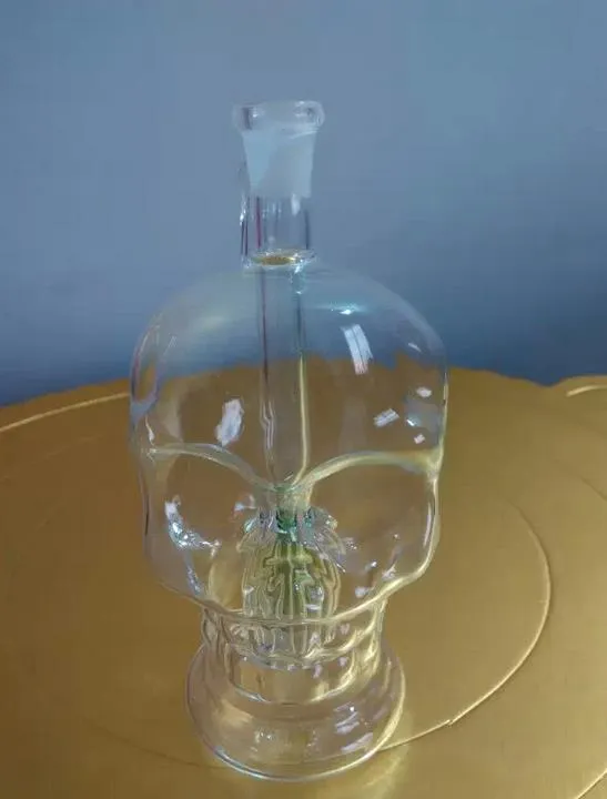 wholesalers new Transparent glass skull bones within the filter hookah / glass bong + accessories pot