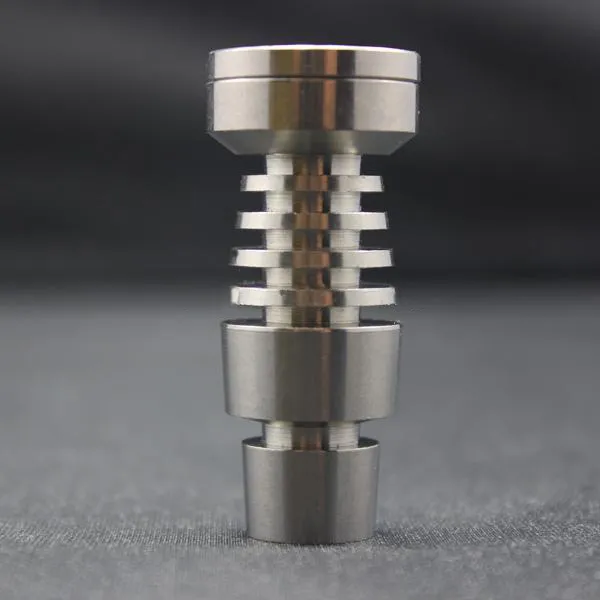Two function Domeless Titanium Nail For Both 14.5MM and 18.8MM Male Grade 2 GR2 Titanium Nail Fit Glass Bong Water Pipe