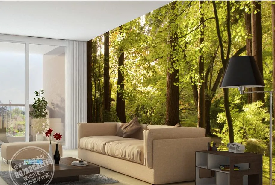 Роспись 3D Обои Большое дерево солнечные фоновые стены индивидуальные обои для стен 9910555