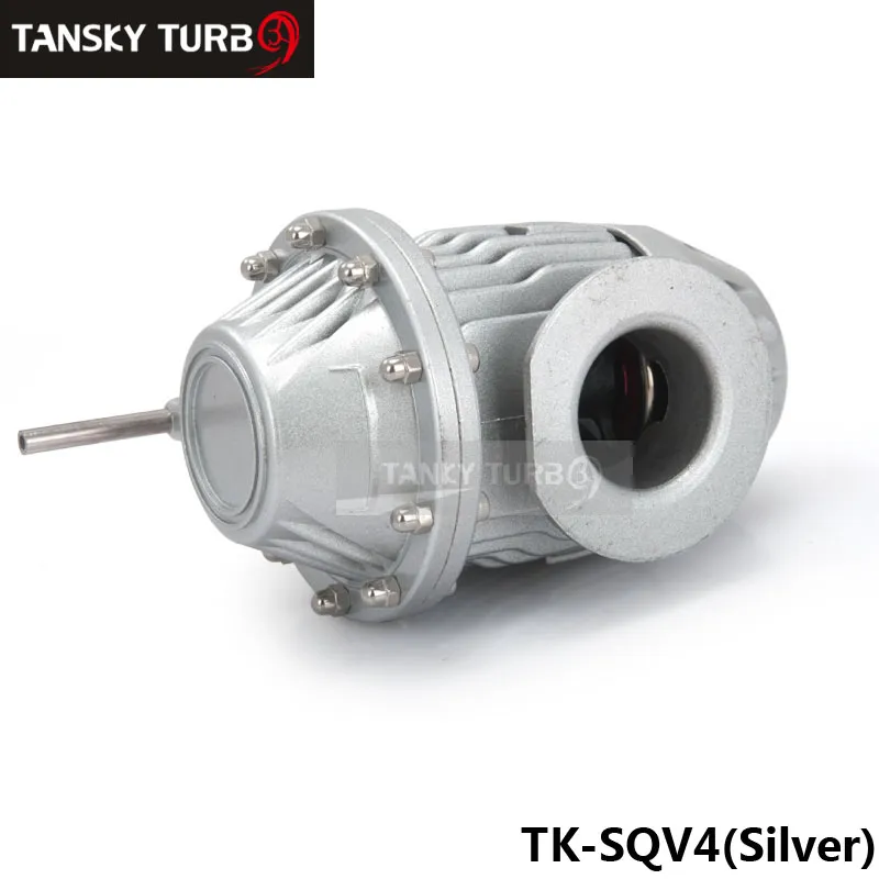 Universal SSQV SQV4 Sqviv Style Turbocharge Turbo Blås avventil med Flang för Subaru Silver Black TK-SQV4F