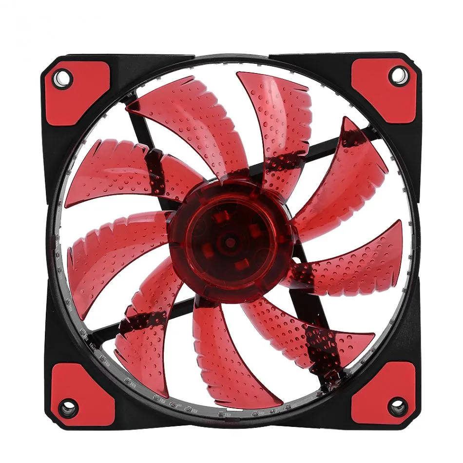 LED Silent Fans Radiating Heatsink Cooler Cooling Fan For Computer PC Heat sink 120mm fan 3 Lights 12V Luminous 3Pin 4Pin Plug7491912