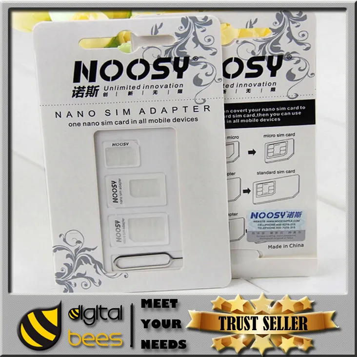 DHgate.com:4-in-1 Nano SIM Card Adapter, Micro SIM to Standard SIM ...