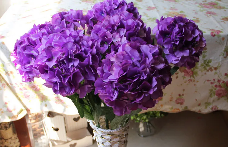 Bola de flores de seda decorar flor flor artificial de buena calidad para la decoración del mercado del jardín de la boda envío gratis