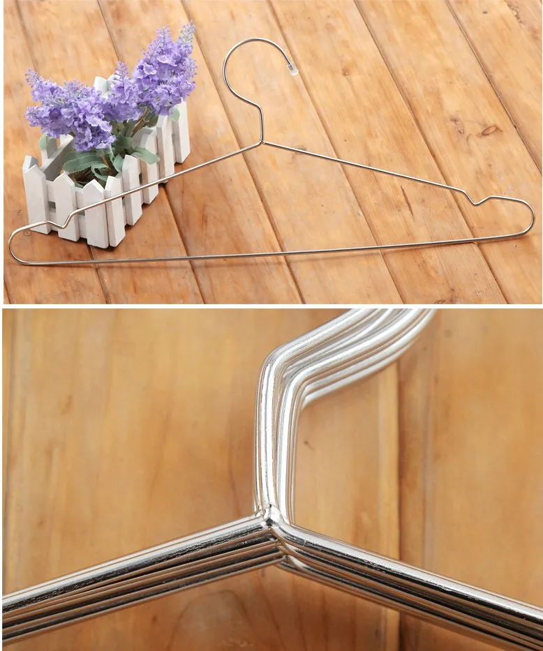 45cm~32cm Stainless Steel Strong Metal Wire Hangers Clothes Hangers, Metal Hangers, Suit Hangers Coat Hanger