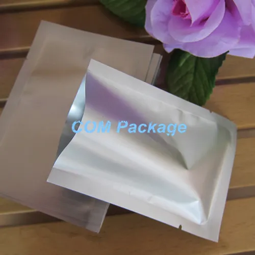 DHL / 8x12cm Open Top Mylar Packing Bag розничная упаковка матовая алюминиевая фольга упаковка тепла печать вакуумная сумка для хранения продуктов питания для закусок