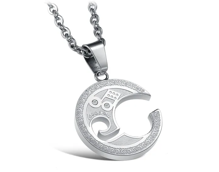 rushed hot sale music note pendant necklaces lovers chain necklace memorial keepsake couples charm jewelry for men women free