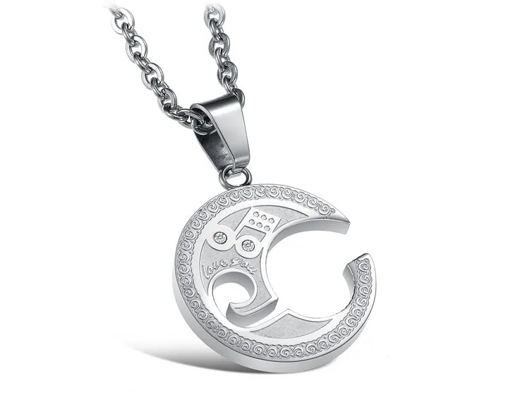 Precipitò Vendita Calda Musica Nota Ciondolo Collane Amanti Amanti Collana Catena Memorial Keepsake Couples Charm Gioielli gli uomini Donne GRATIS