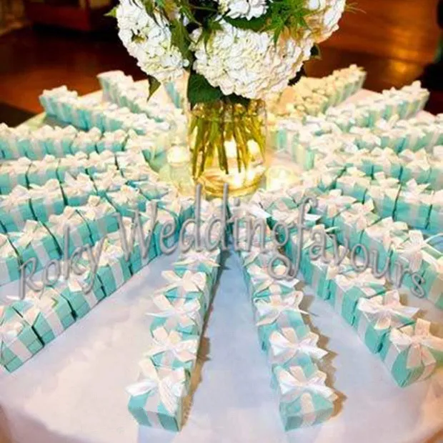 ! Blue Candy Boxes, Blue Boxes Favors, wedding favors boxes, party favor boes