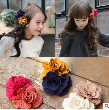 Blume Haarspange Sweet Korean 2016 New floral Bogen Haarnadel Cute floral Haarschmuck für Mädchen Kinder Haarschleifen H145
