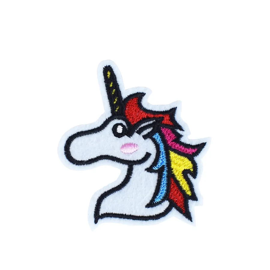 10 PCS Licorne Patchs Brodés pour Vêtements Fer sur Transfert Applique Patch pour Sacs Jeans DIY Coudre sur Broderie Autocollant