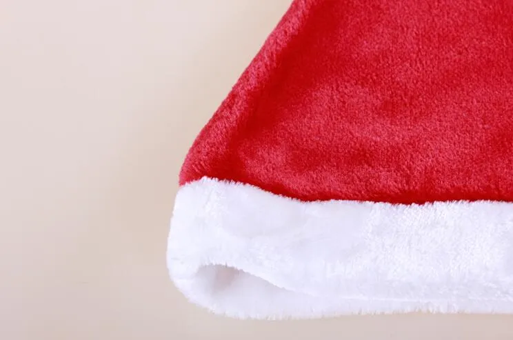 Chapeaux de Noël Chapeau de Père Noël en peluche de haute qualité, chapeau de père noël mignon pour adultes/enfants, Cosplay de noël, chapeaux de fête de noël CH012