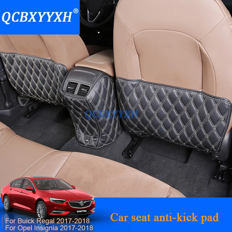 Car Seat Back Anti-Child-Kick Pad Cover Backseat Children Kick Protect Mud Dirt Mat For Buick Regal Opel Insignia 2017 2018