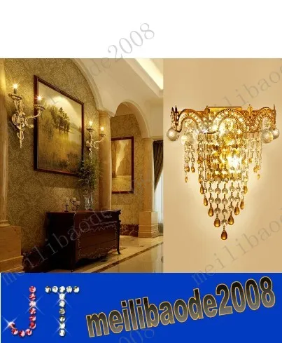 Modern Crystal Wall Lamps Sconce wall Lights living room k9 Lighting