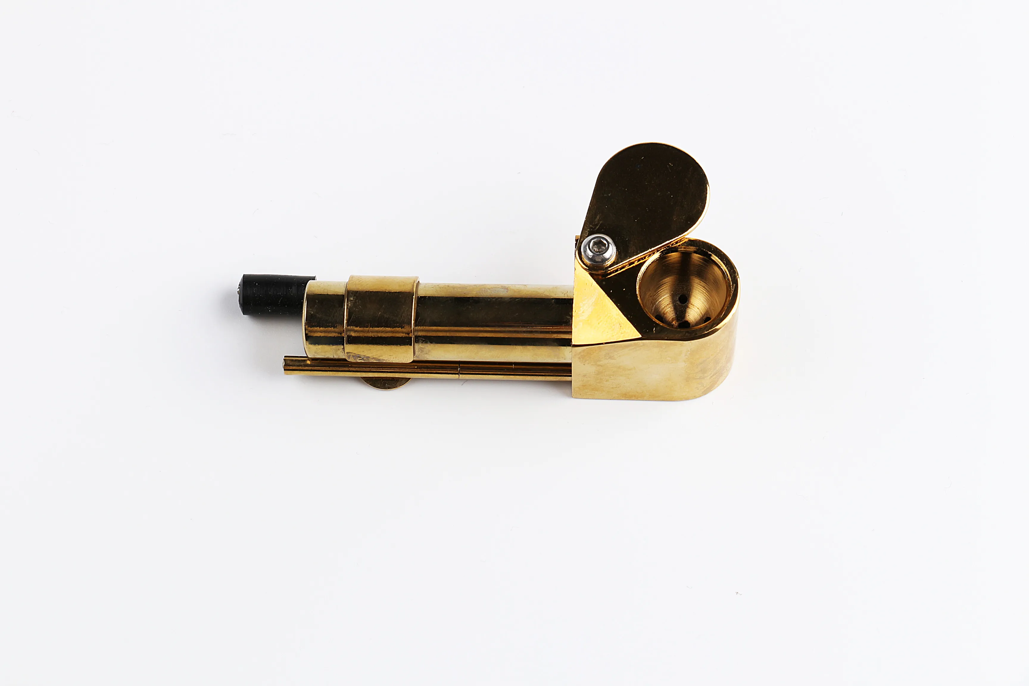 Cheap But High Quality Brass Proto Pipe Metal Dry Herb Smoking Tobacco Pipe  In Golden Siliver Color, Glass Bongs, Water Pipes Accessories From  Topglass, $6.22