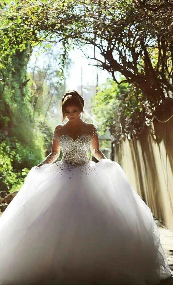 Puffy wedding dresses clearance 2018