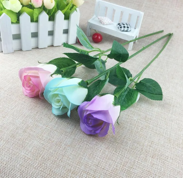 Spray Rose Soaps Flower Packed Wedding Supplies Gifts Goods Favor Toilet soap Scented fake rose soap bathroom accessories SR0036340540