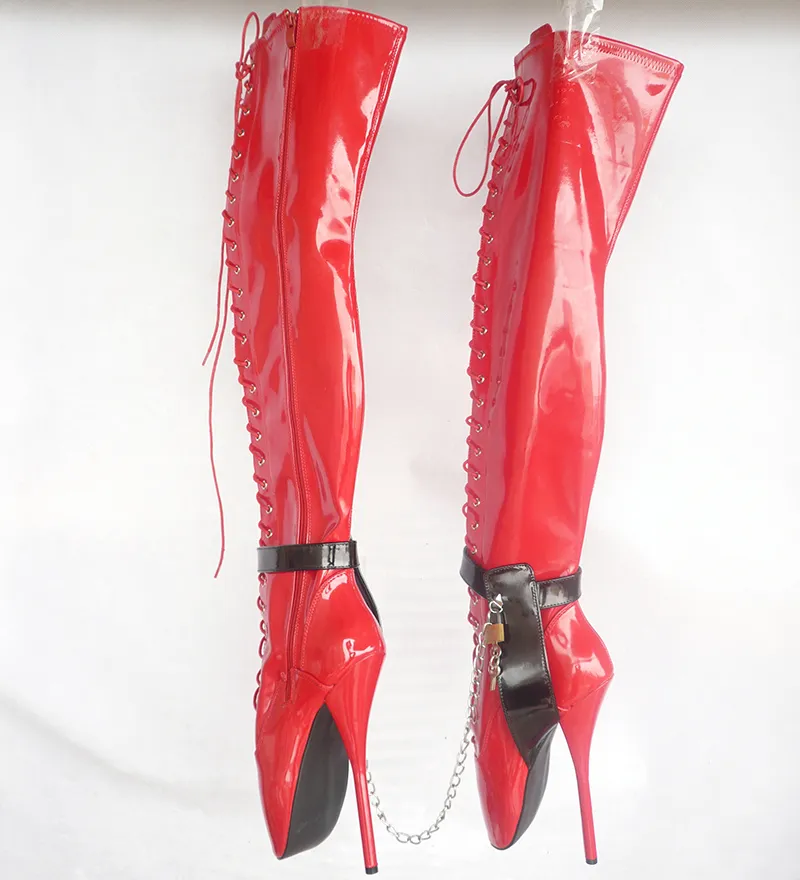 New Arrival Extreme High Heel 18 Cm Heels Ballet Thigh High Ballet