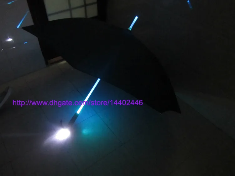 /الكثير بارد شفرة عداء LED LED SABER فلاش المظلة الوردية المظلة المظلات المظلات المصباح المظلات