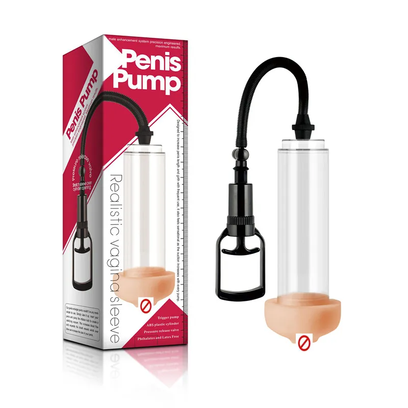 Секс-игрушка-массажер Master Gauge Penis Pump Физический усилитель/устройство для увеличения пениса Тренажер с силиконовым вагинальным сексом