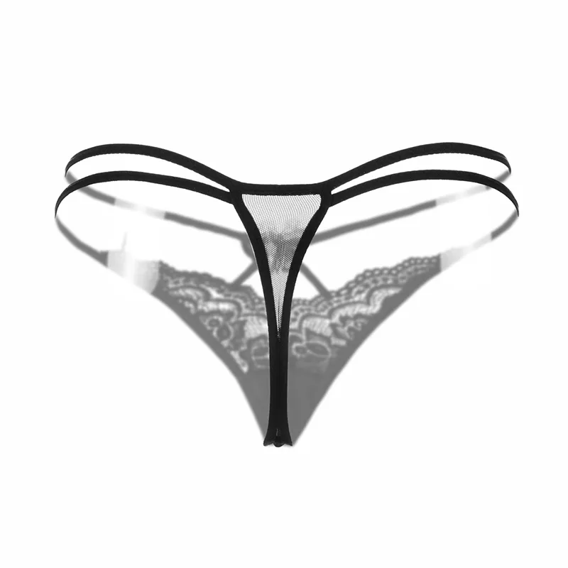 Women g-strings Underwear Sexy Bikini Thong Butterfly Lace Sex Erotic Panties Hollow Out Transparent Seamless Thongs G-String Tangas Female Lingerie