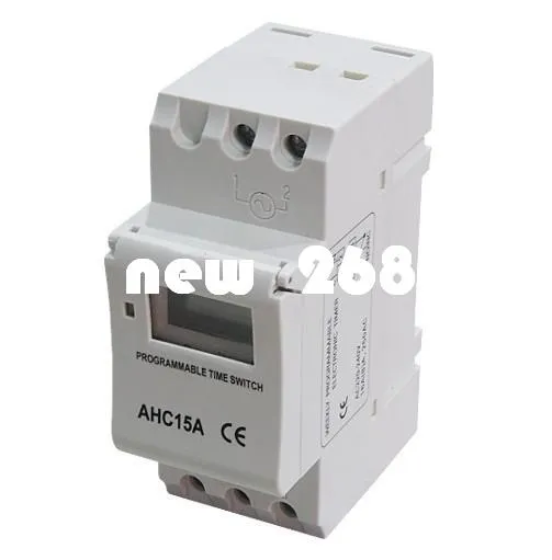 DHL or EMS 6pcs Timer switch Digital LCD Power Weekly Programmable Timer Microcomputer Electronic AC 220V 16A Time Relay Switch