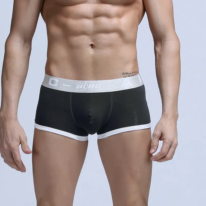 Sexy Men`s Underpants Nylon Boxer Pants T-Back Open Expos Butt Fashion Erotic Gay Couple Youth Comfort Men Boxers Shorts Underwear