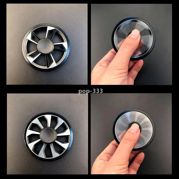 Tekerlek El Spinner Çinko Alaşım Metal Gyro Fidget Parmak Oyuncaklar İplik Üst Dekompresyon Anksiyete