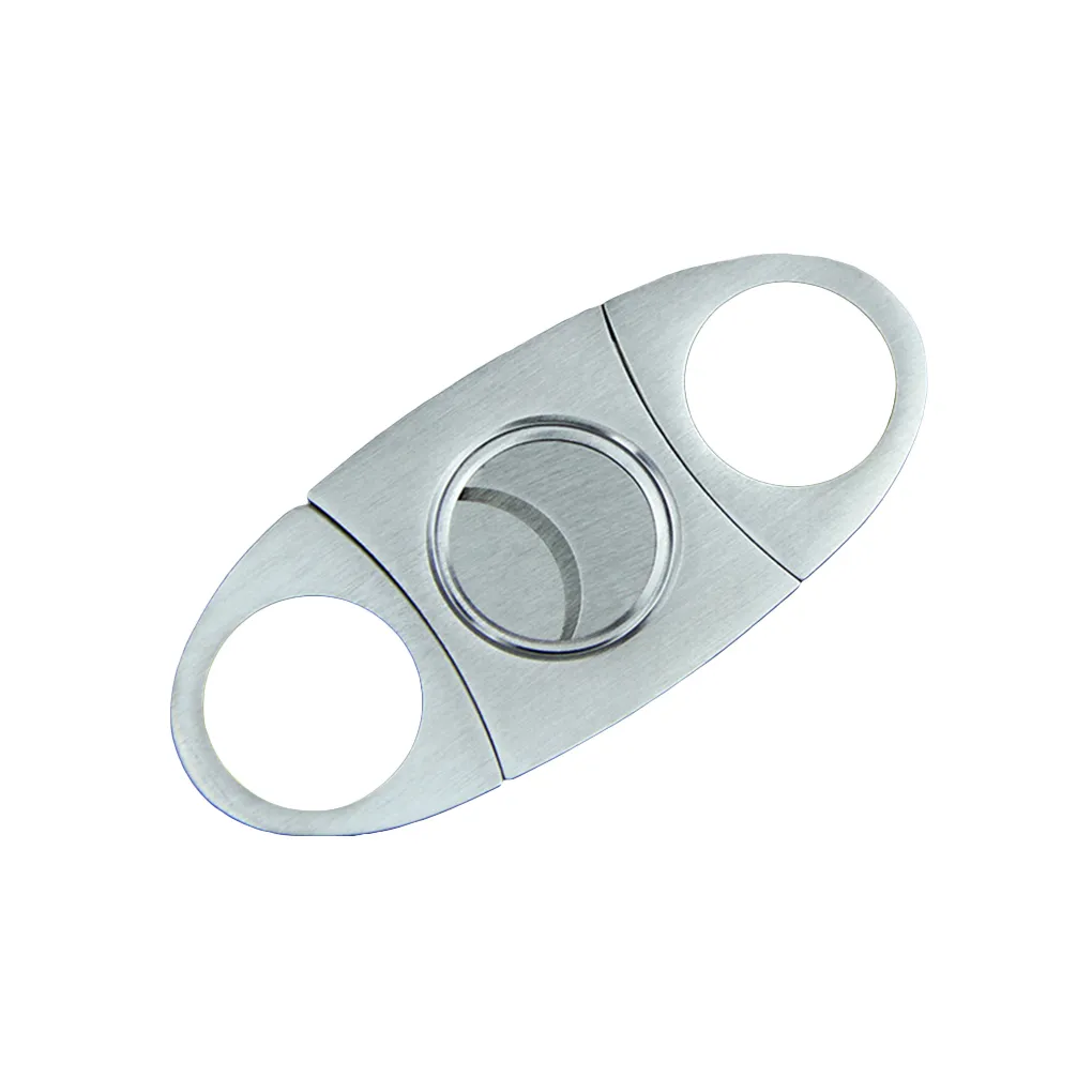 Stainless Steel Pocket Cigar Cutter Metal Cigarette Scissors Smoking Cigar Cutting Shears