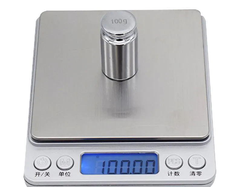 2021 Digital Jewelry Precision Pocket Scale Weighing Scales Mini LCD Electronic Balance Weight Scales 500g 0.01g 1000g 200g 3000g