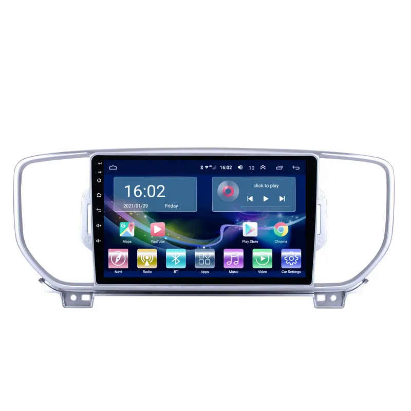 GPS-navigatie Audio Video Player Multimedia Autoradio 2-DIN Android voor KIA KX5 2016-2018 Quad-Core