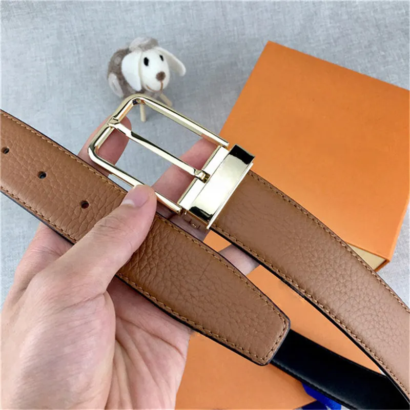 Designer Men Belts Of Mens And Women Belt With Fashion Big Buckle Real Leather Top High Quality_voghion.com