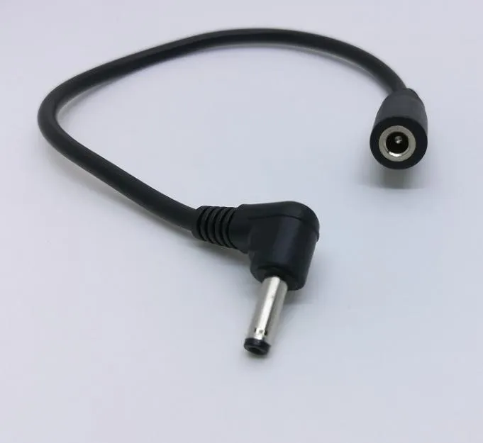 90 Degree Angled DC Power 5.5x2.1mm Male to Female Plug Extension Connector Cable For CCTV Camera DVR/Free DHL