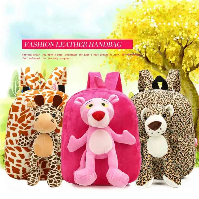 Tier Rucksack Kinder Kindergarten Kinder Plüsch Rucksack Weiche Dschungel Tiere Tiger Löwe ...