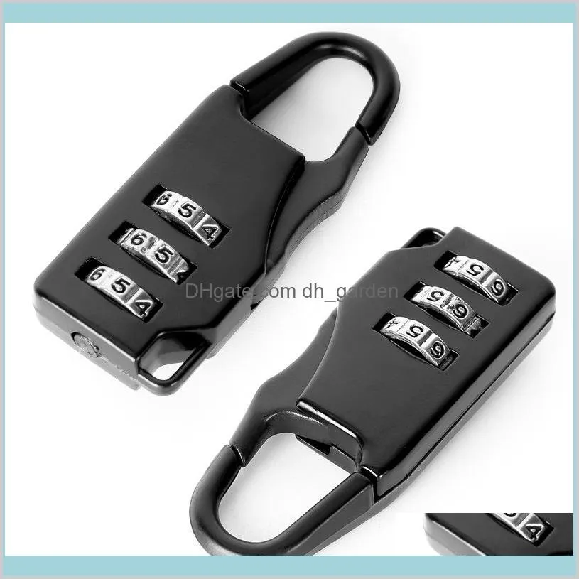 100pcs/set Mini Digit Password Padlock Suitcase
