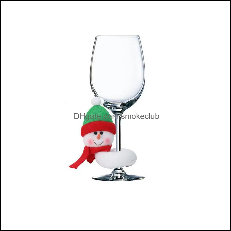 Chuangda New Christmas Wine Cup Set Santa Claus Snowman Deer Christmas Gift Christmas Decoration 202
