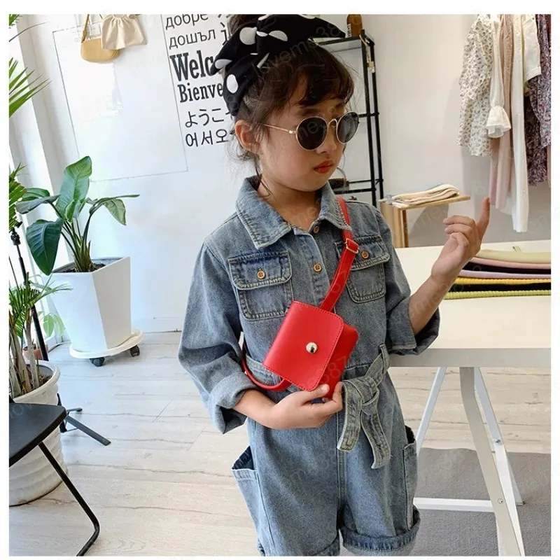 Kid Mini Pillow Waist Bag Cute Child Belt Crossbody Bag Leather Fanny Pack Boy Girl Coin Purses Toddler Pures and Bags