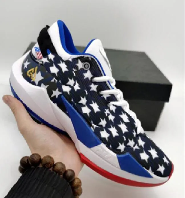 giannis antetokounmpo shoes blue and white
