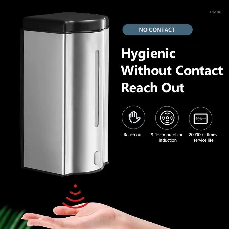 304 Stainless Steel Automatic Sensor Hand Soap Dispenser Wall Mounted