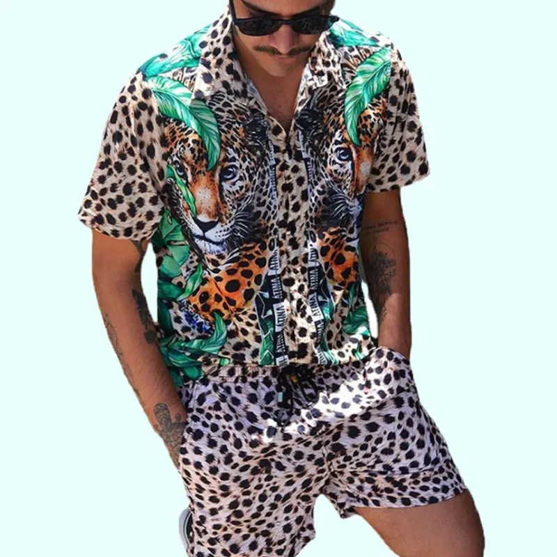 Leopard print tracksuit mens deals