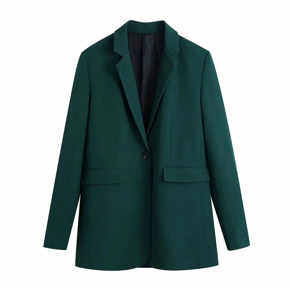 Save Big on Bulk Ladies' Blazer Coats Green Blazer Womens Tailored Office  Blazer, Single Button, Long Sleeve Jacket With Back Vents Chic Female