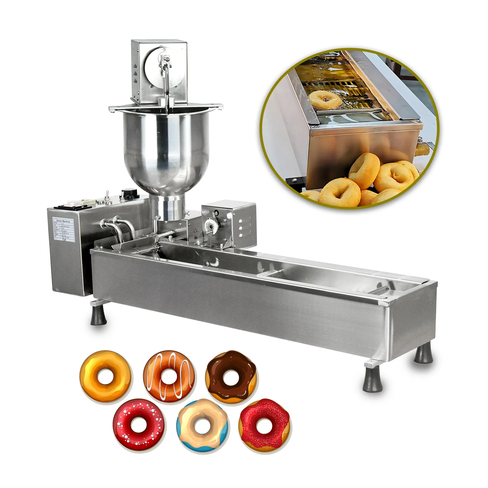 Kolice gratis frakt Commercial Food Processing Equipment Automatisk munkmaskin, munkmaskin