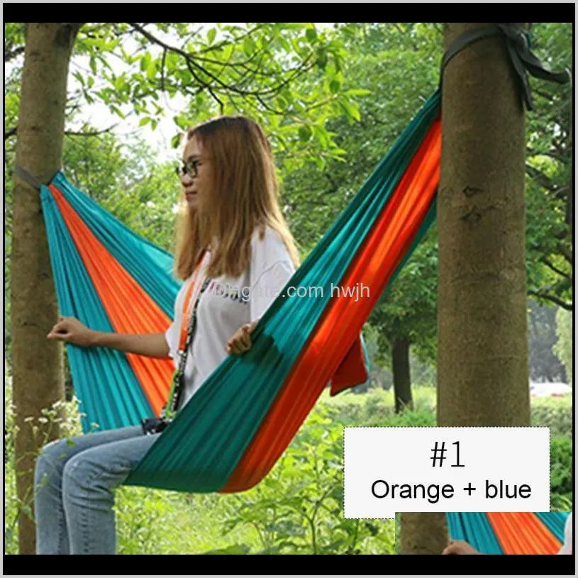 Furniture Chair Tent Camp Hanging Hammock Camping Outdoor Backpacking Travel Survival Garden Swing Hunting Sleeping Bed Portable Bksmu Iaplh
