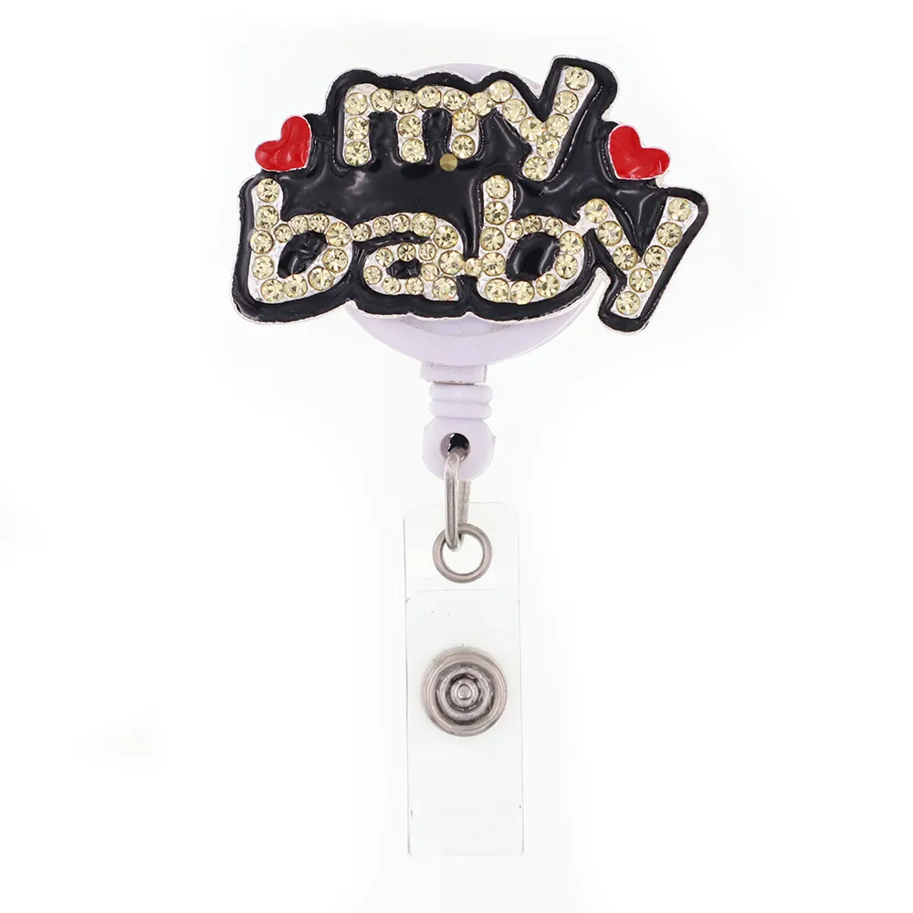 Key Rings Medical Scrub Life Rhinestone Retractable ID Holder For Nurse  Name Accessories Badge Reel With Alligator Clip From Fashion883, $32.1
